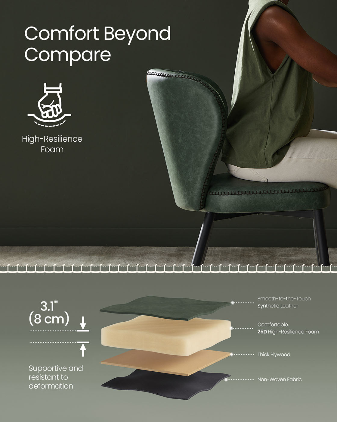 EKHO Collection - Dining Chairs Set of 6