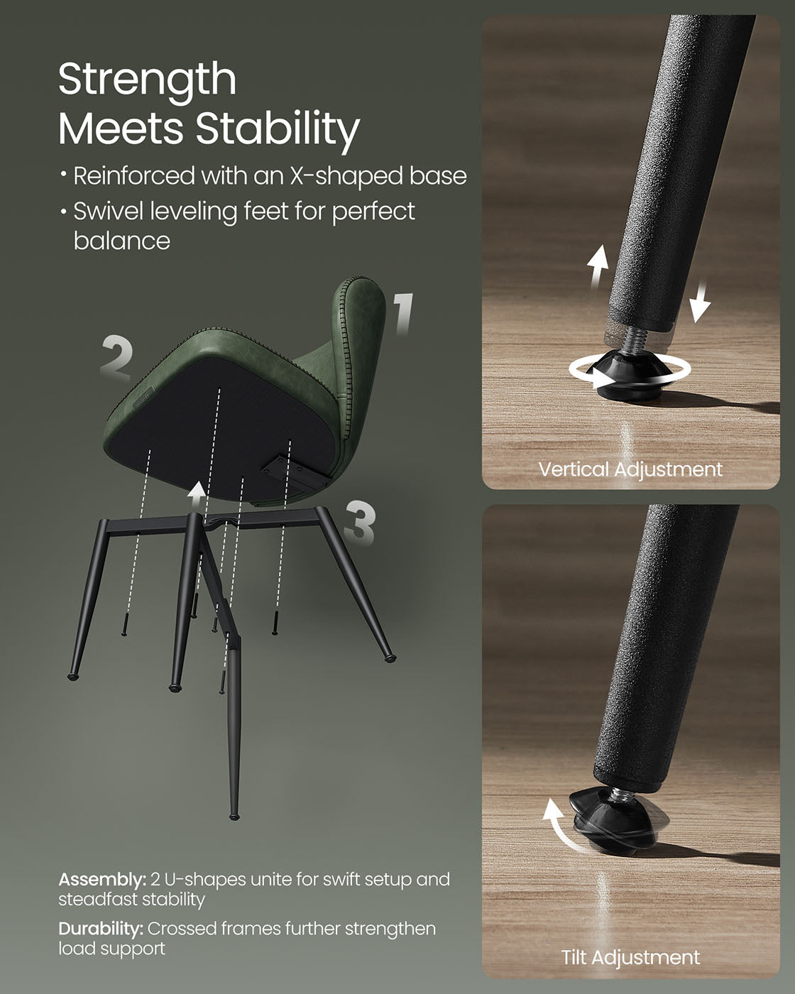 EKHO Collection - Dining Chairs Set of 6