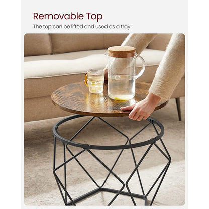 Coffee Table Set of 2 Staggered Heights