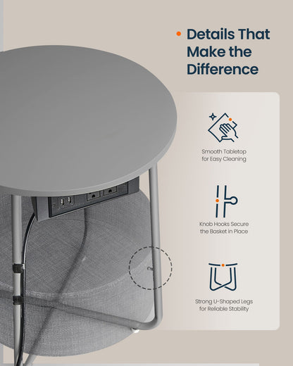 Round Side End Table - image 19