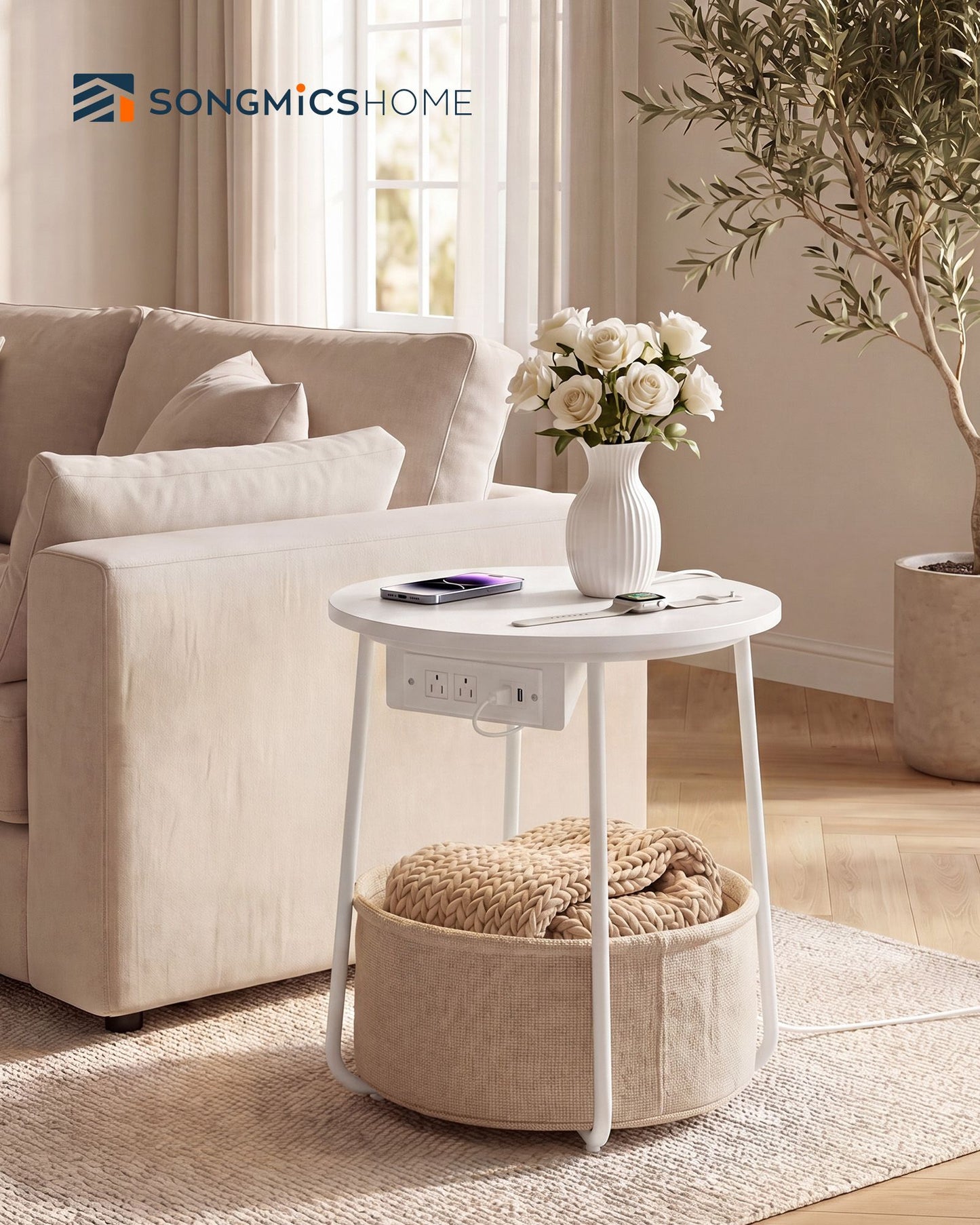 Round Side End Table - image 21