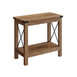 Side Table with Bottom Shelf