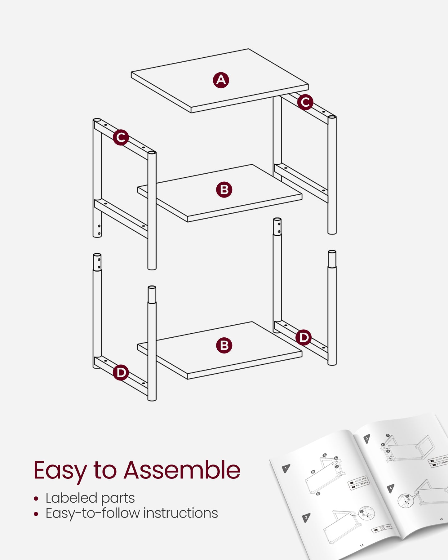 Small End Table - HWLEXTRA 