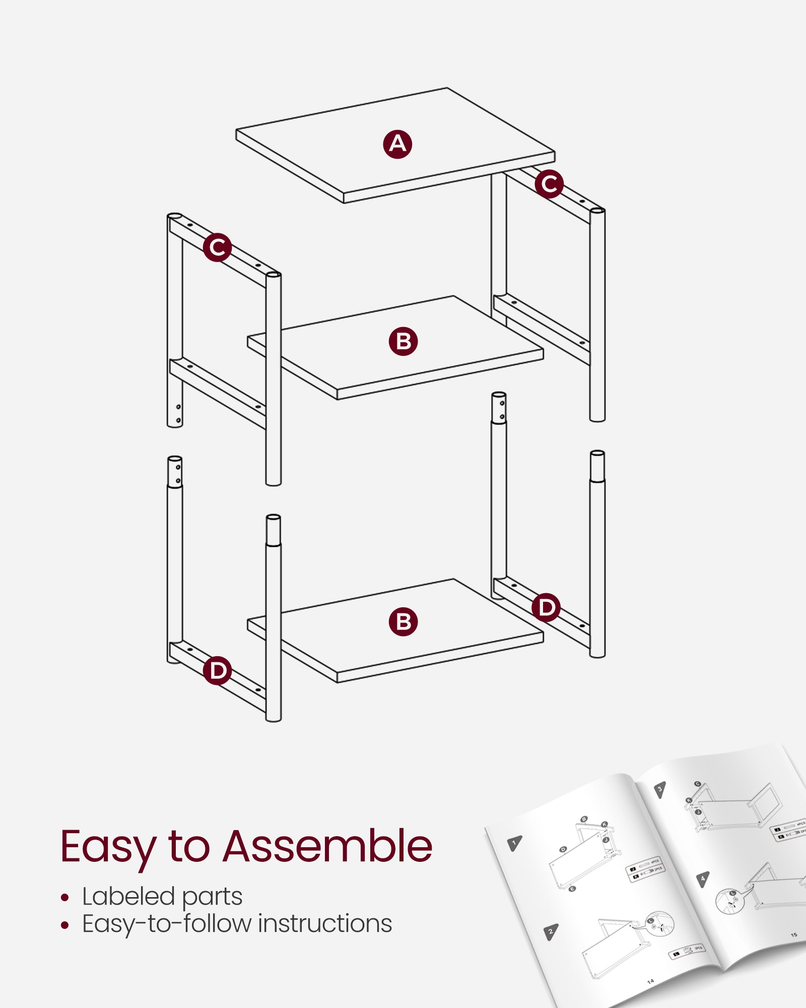 Small End Table - HWLEXTRA 
