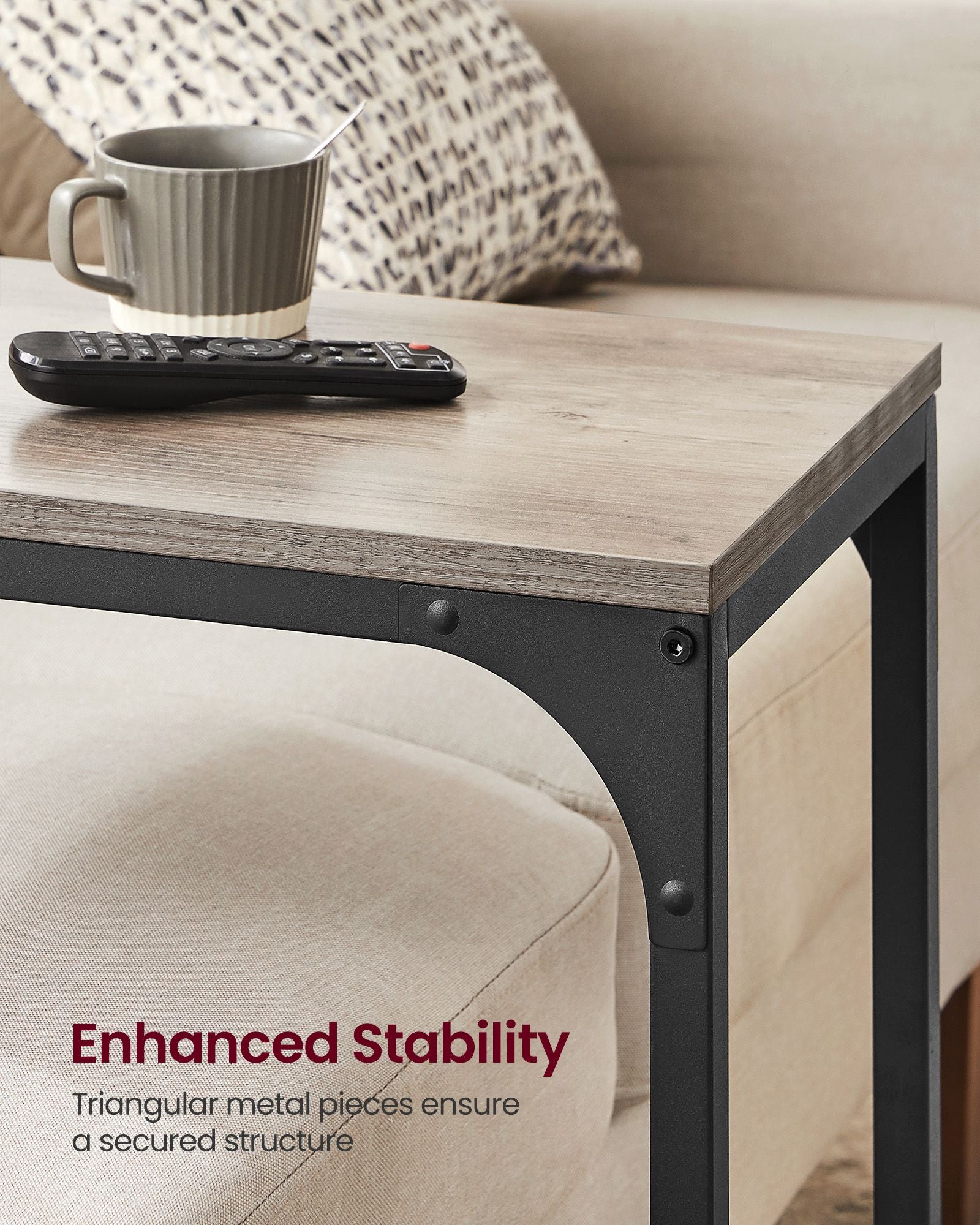 C-Shaped End Table - HWLEXTRA 