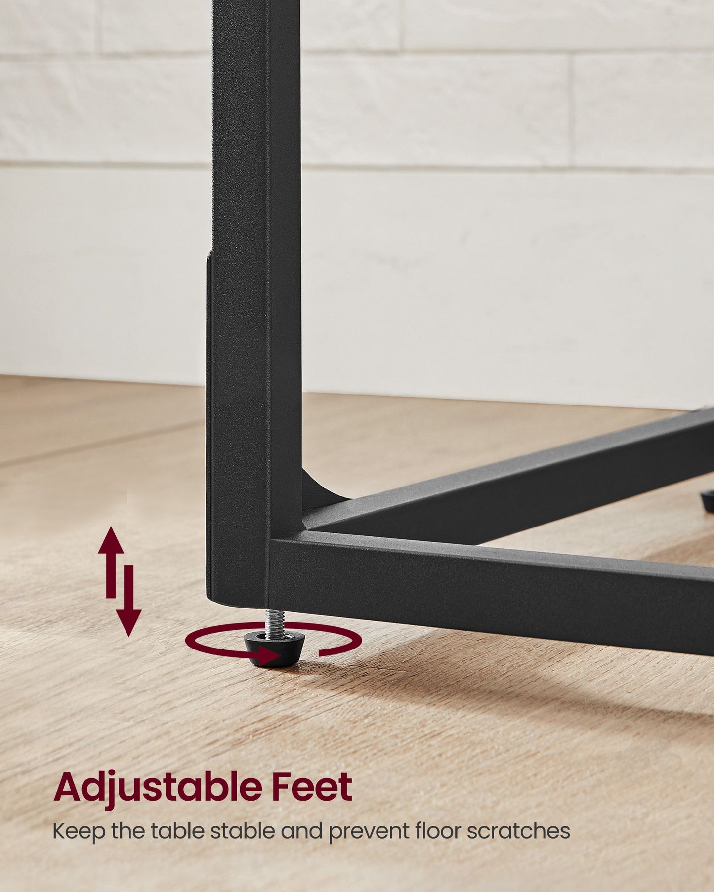 C-Shaped End Table - HWLEXTRA 