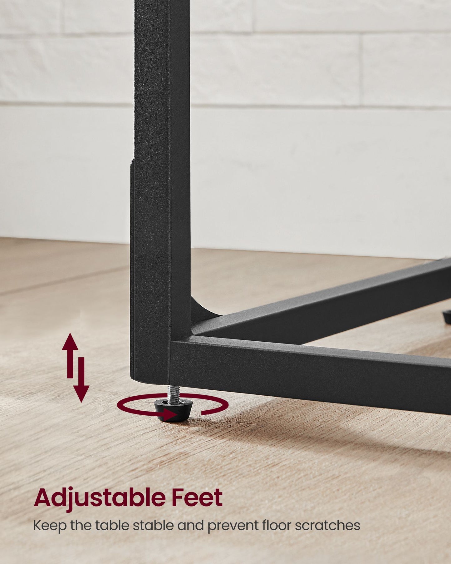 C-Shaped End Table - HWLEXTRA 