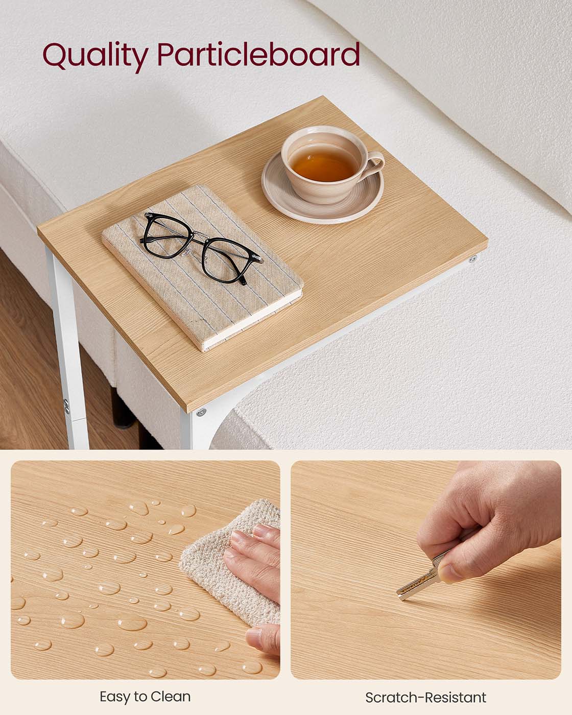 C-Shaped End Table - HWLEXTRA 