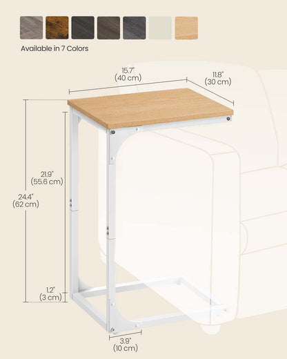 C-Shaped End Table - HWLEXTRA 