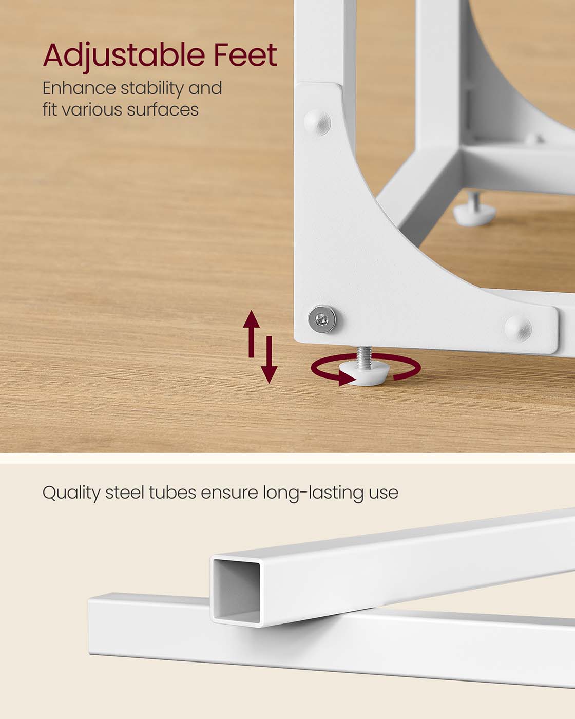 C-Shaped End Table - HWLEXTRA 
