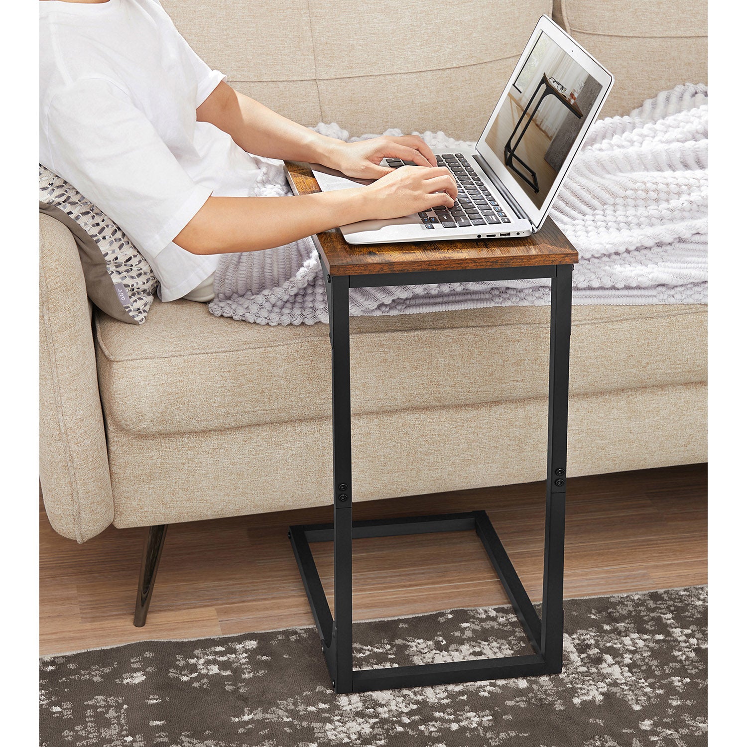 Set of 2 C-Shaped End Table - HWLEXTRA 