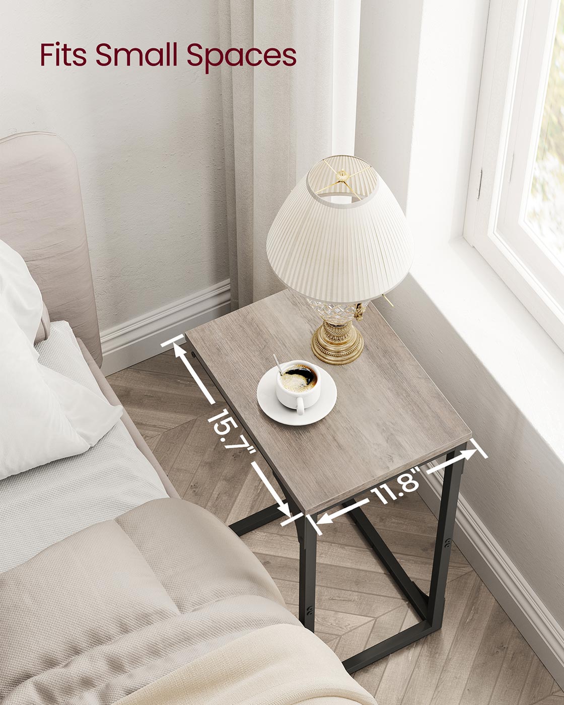Set of 2 C-Shaped End Table - HWLEXTRA 