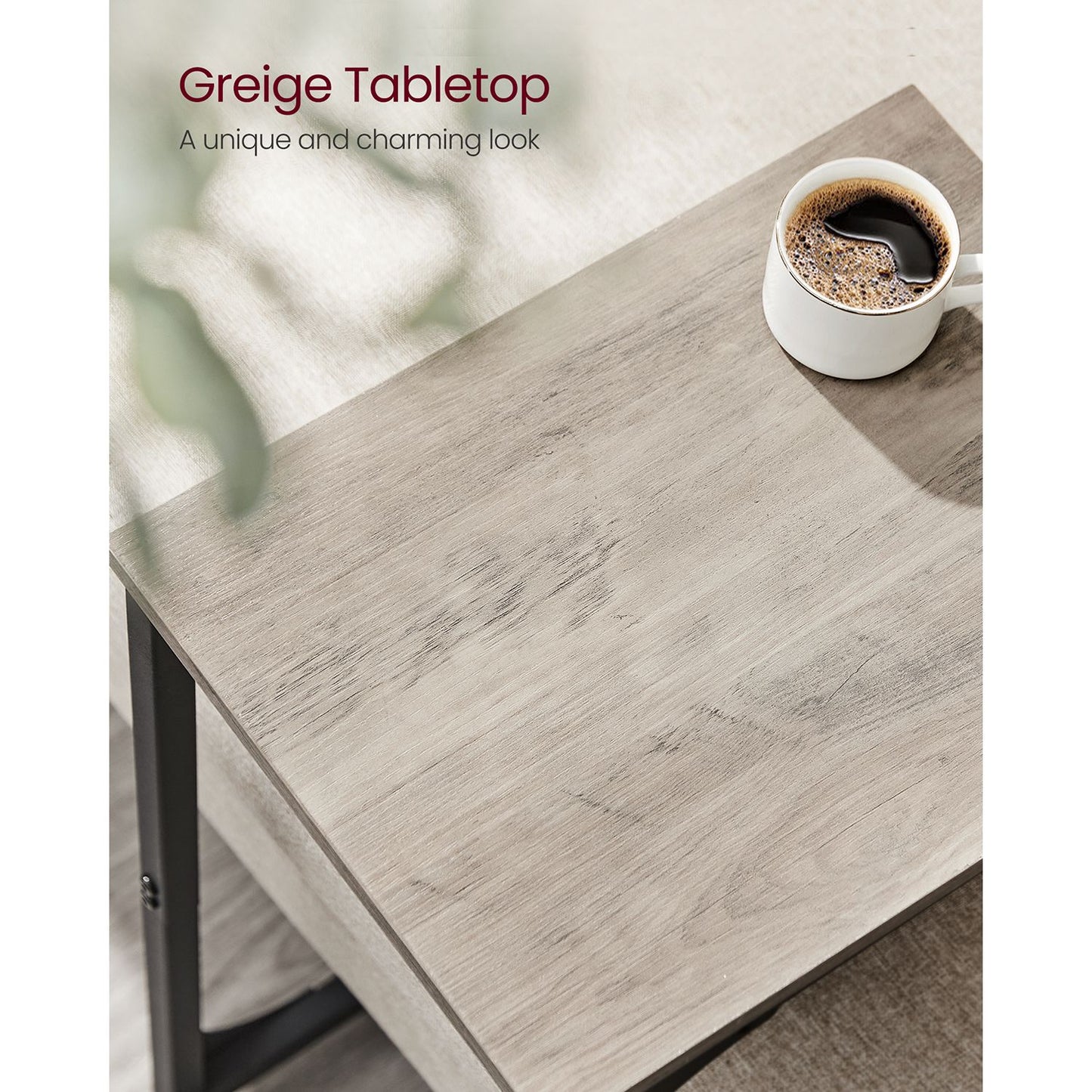 Set of 2 C-Shaped End Table - HWLEXTRA 