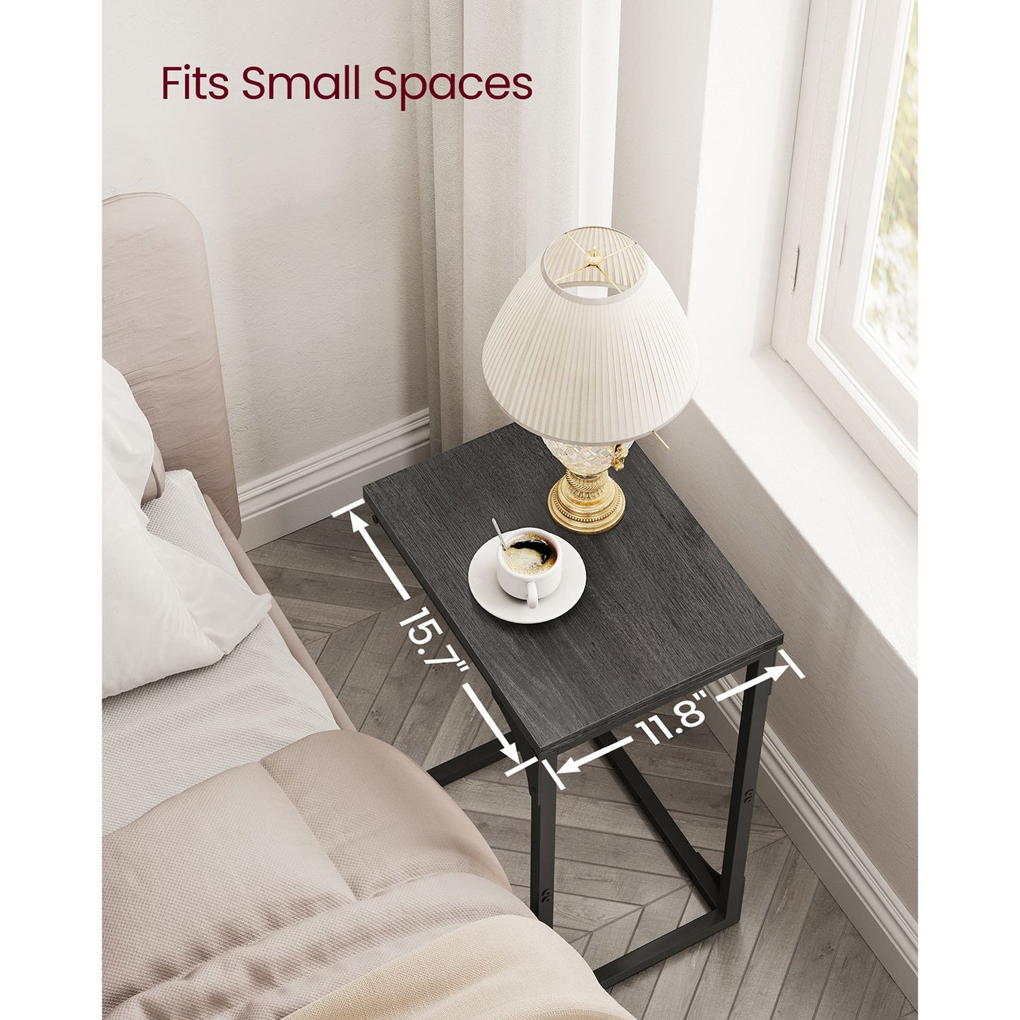 Set of 2 C-Shaped End Table - HWLEXTRA 
