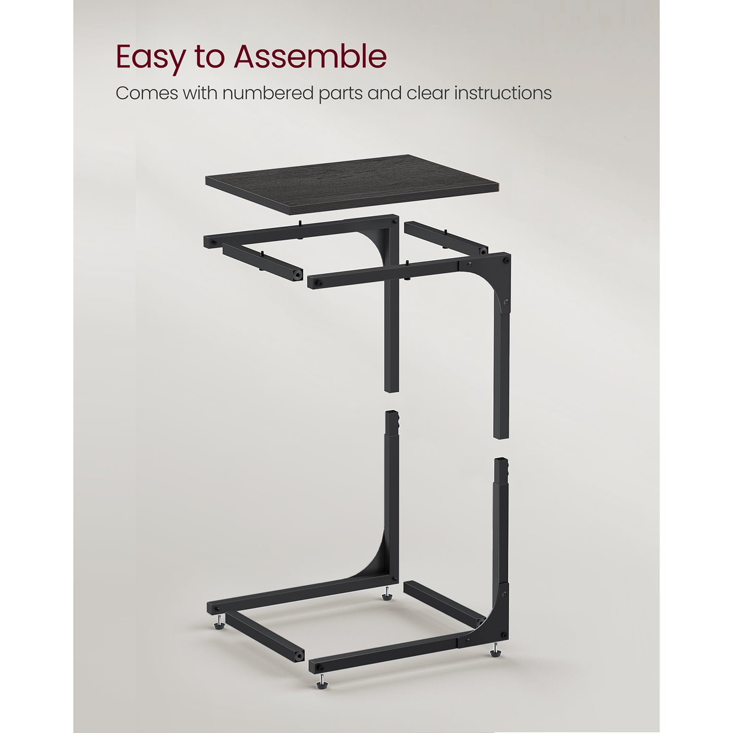 Set of 2 C-Shaped End Table - HWLEXTRA 
