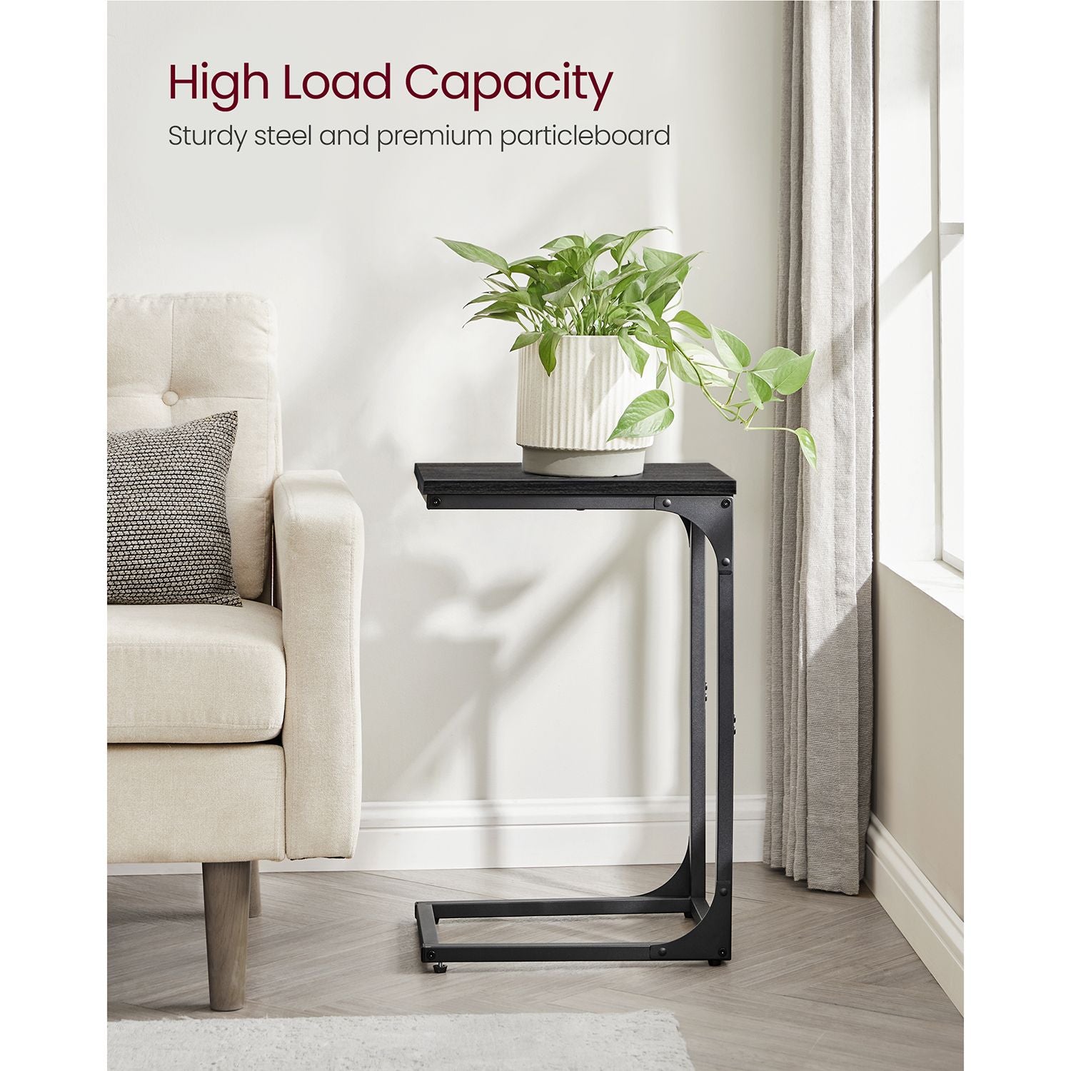Set of 2 C-Shaped End Table - HWLEXTRA 