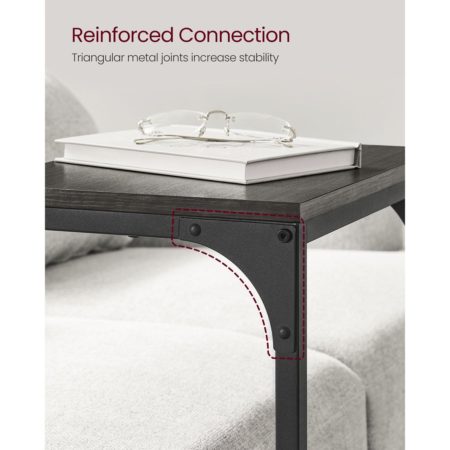 Set of 2 C-Shaped End Table - HWLEXTRA 