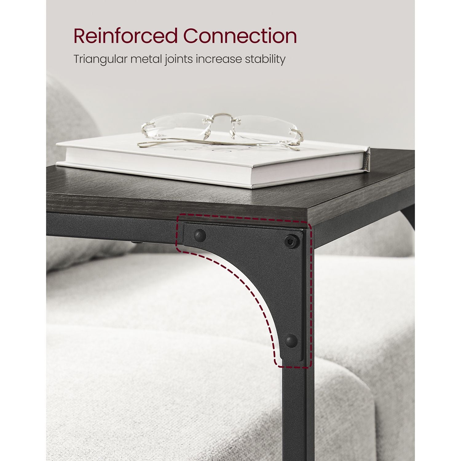 Set of 2 C-Shaped End Table - HWLEXTRA 