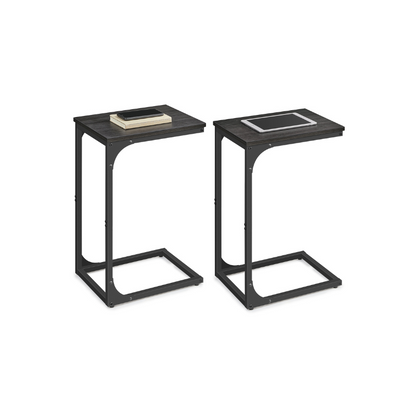 Set of 2 C-Shaped End Table - HWLEXTRA 