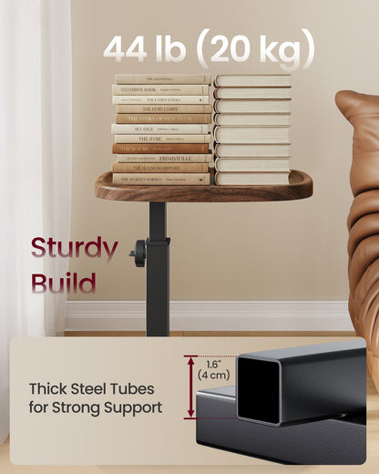 Couch Table, C-Shaped Sofa Side End Table, Bedside Table - image 4
