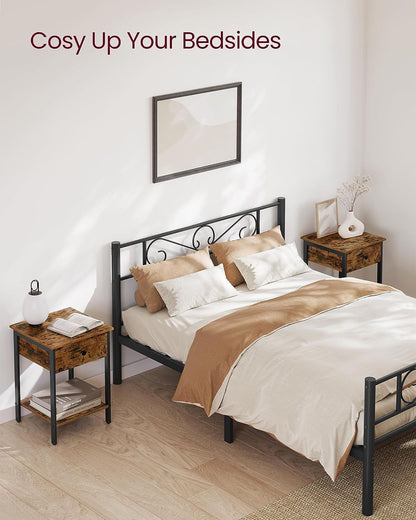 Rustic Brown Nightstand - image 4
