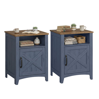 Farmhouse Nightstand with Barn Door - image 5