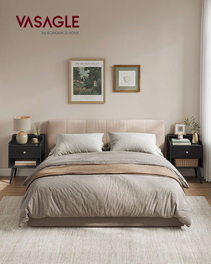 Nightstands with Hidden Drawers, Set of 2