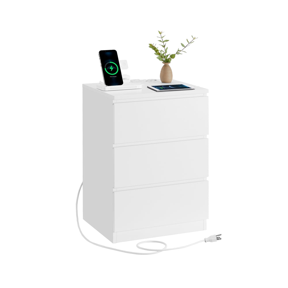 Nightstand with Charging Station