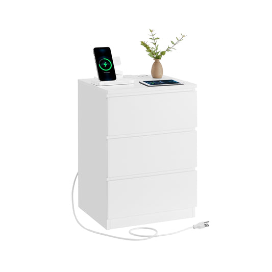 Nightstand with Charging Station