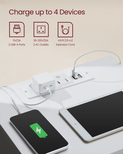 Nightstand with Charging Station