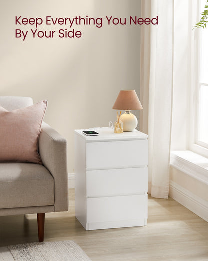 Nightstand with Charging Station