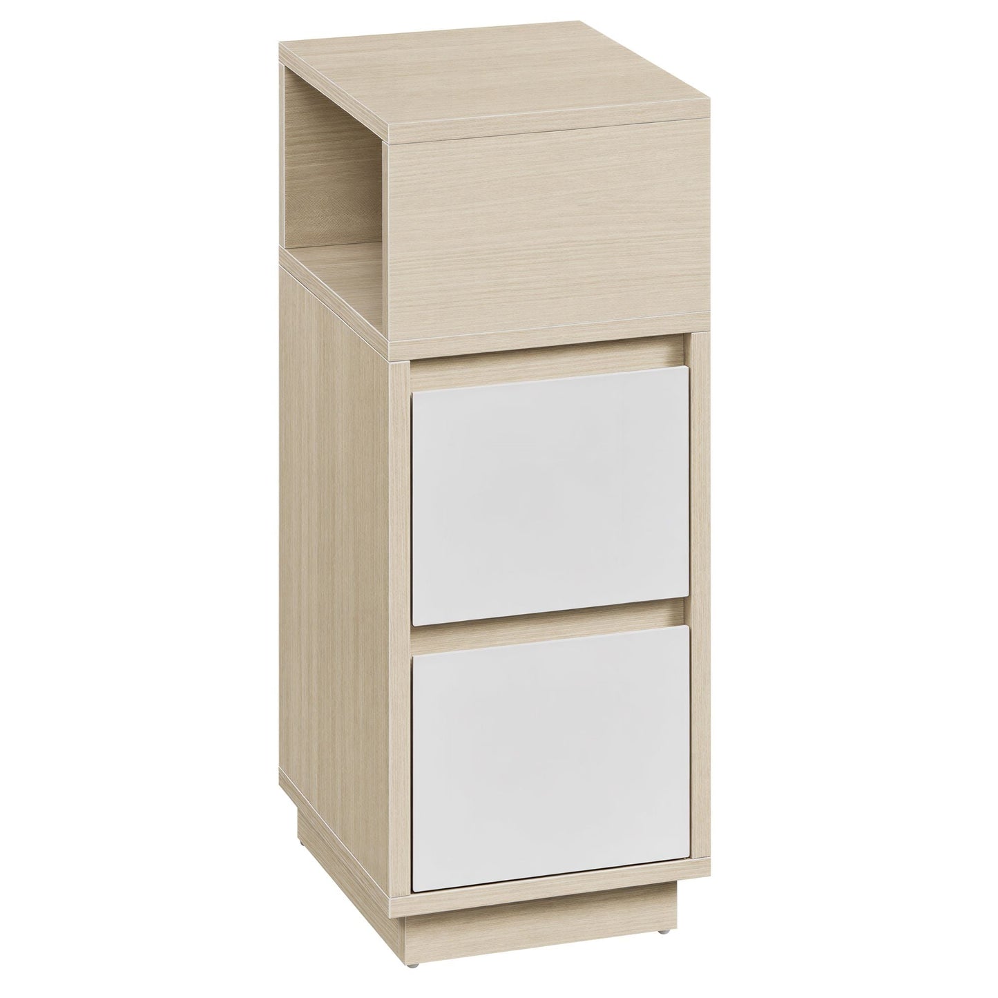 Set of 2 Narrow Side Tables, Slim End Table with 2 Drawers, 1 Open
Compartment, for Living Room, Bedroom - image 22