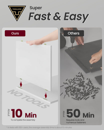 Superfast Toolless Assembly, Nightstand