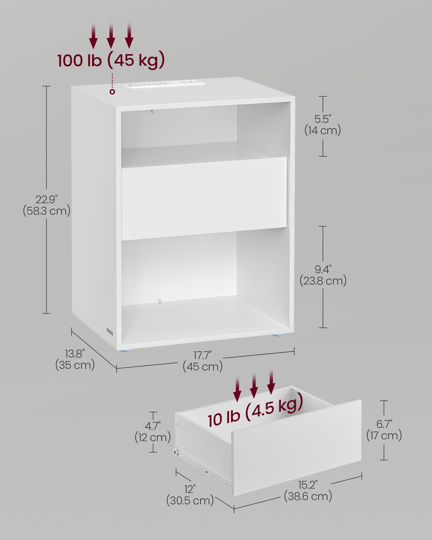 Superfast Toolless Assembly, Nightstand