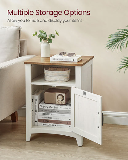 Farmhouse Nightstand with Barn Door