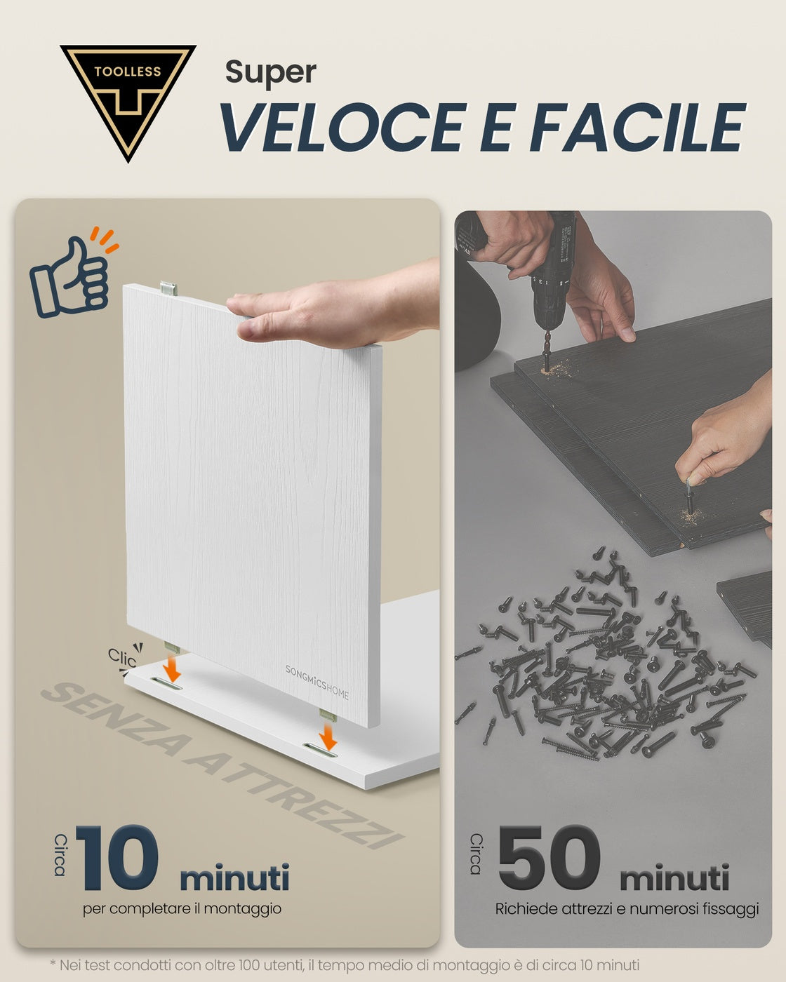 Slim Bedside Table, 1‑Pack Narrow Cabinet with Drawer