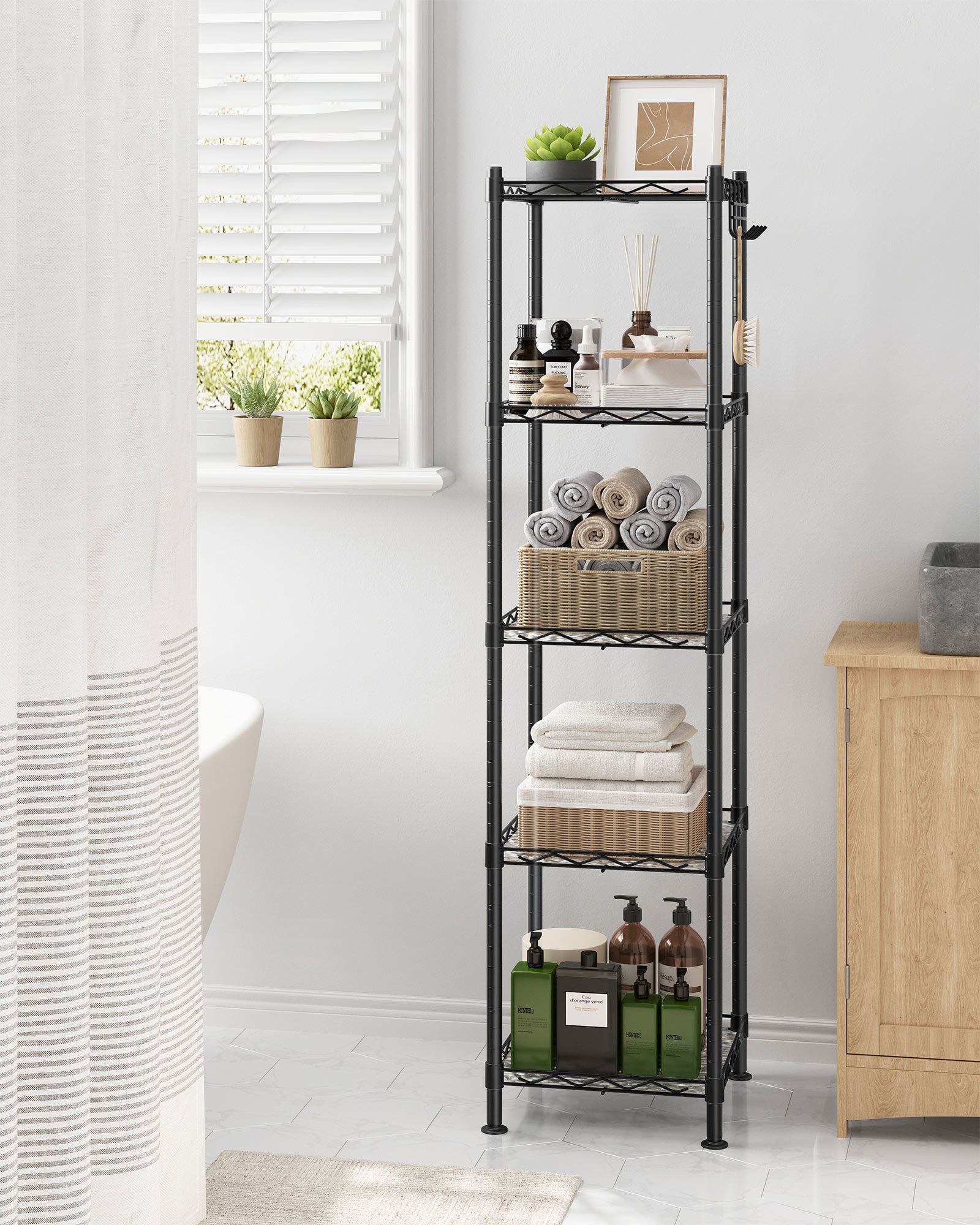 220lb Capacity Bathroom Shelf - image 2