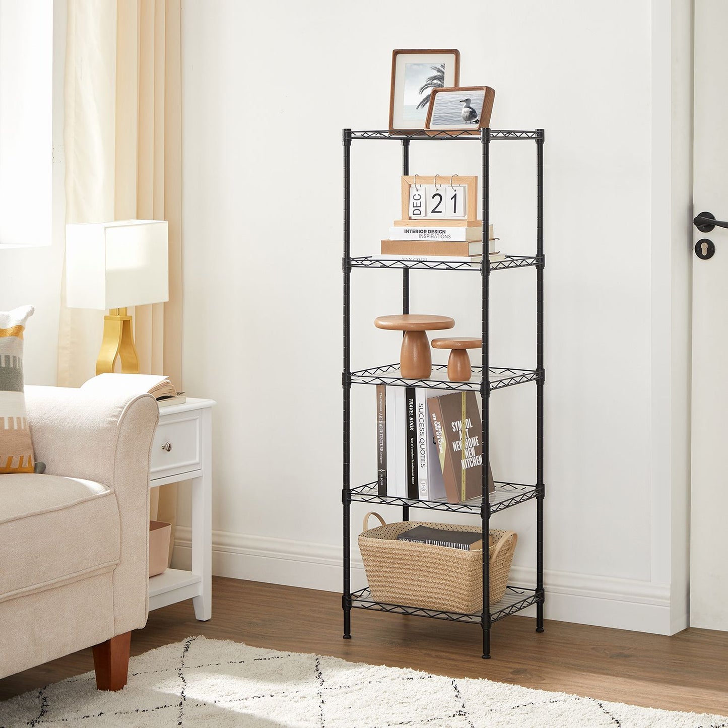 5-Tier Wire Shelving Unit - image 5