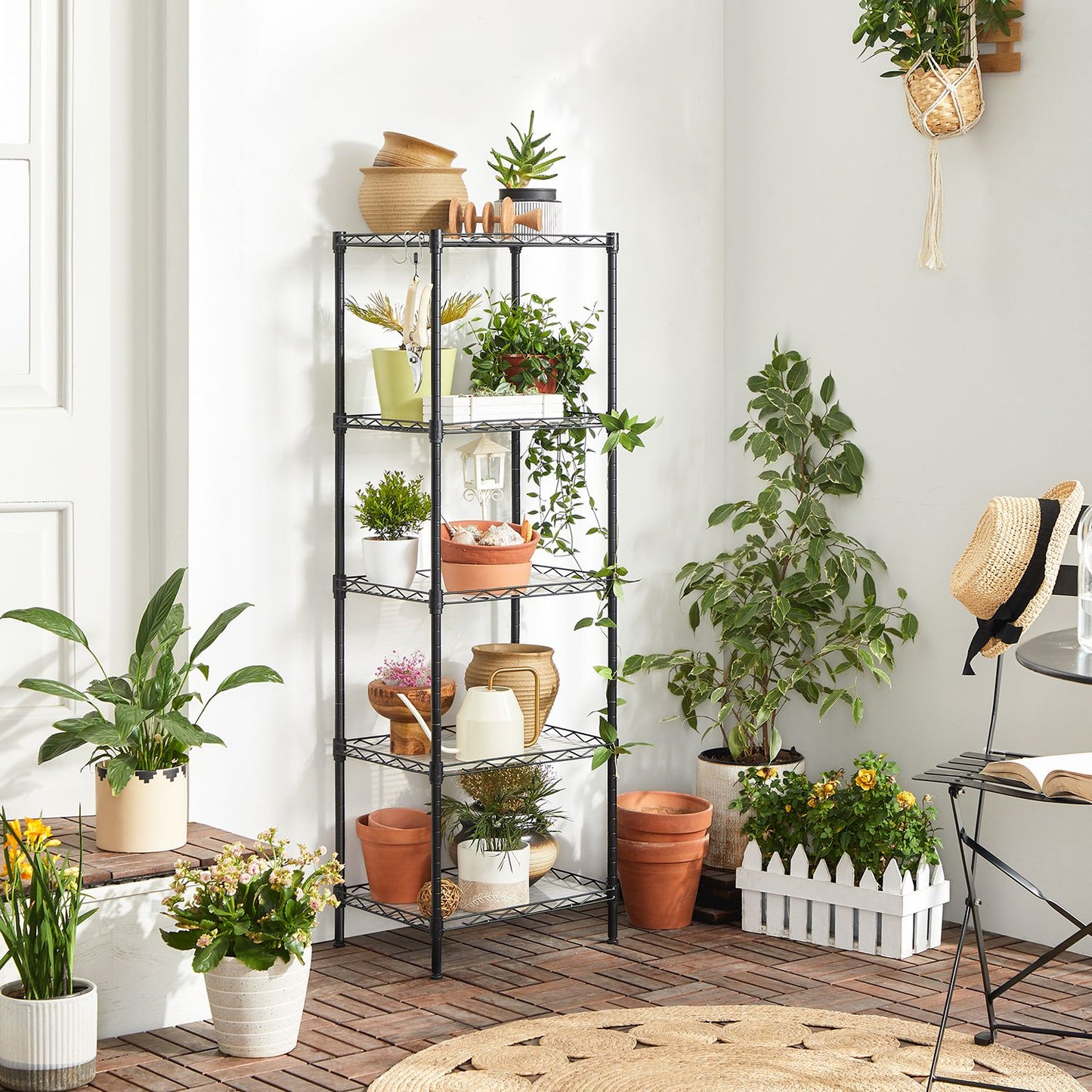 5-Tier Wire Shelving Unit - image 6