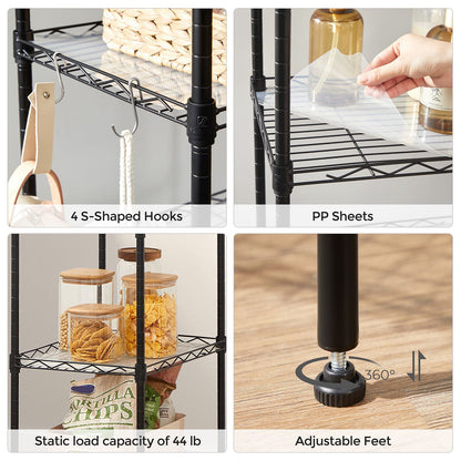 5-Tier Wire Shelving Unit - image 9