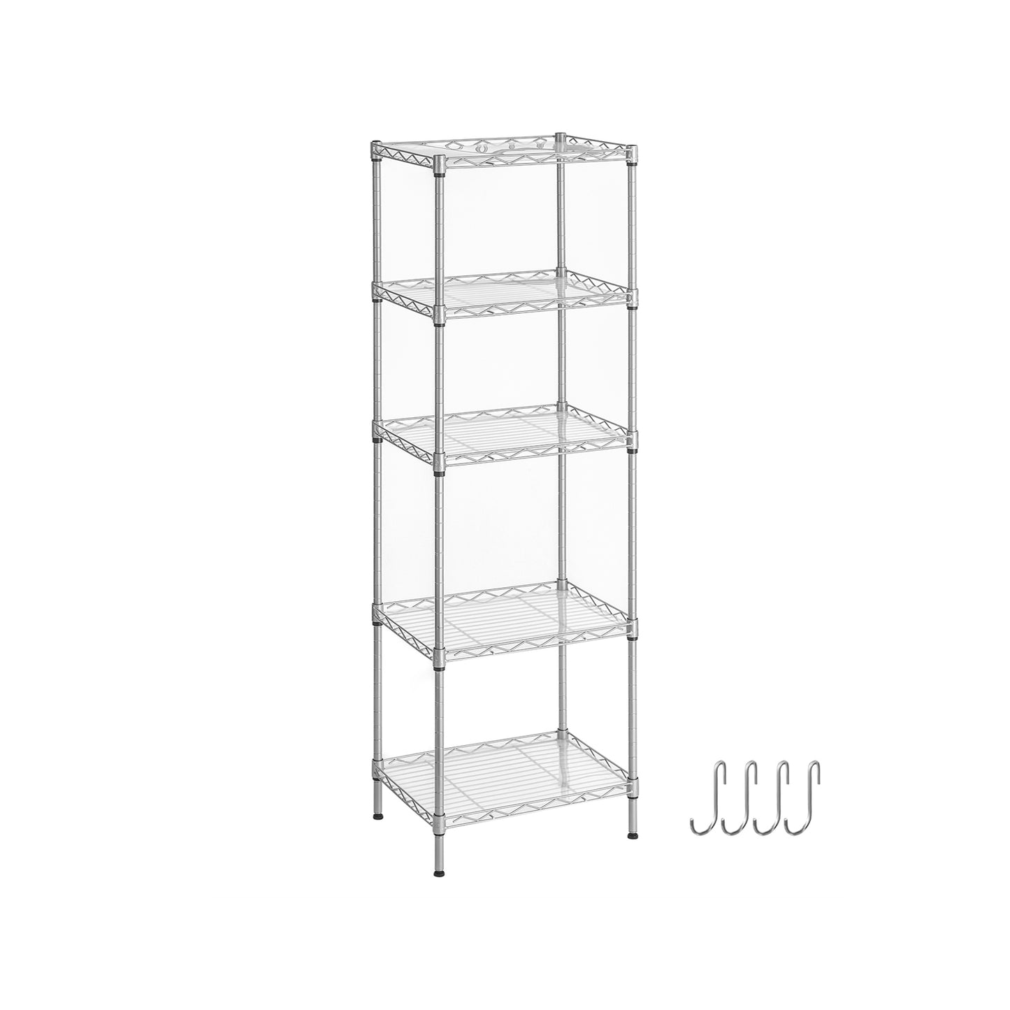 5-Tier Wire Shelving Unit - image 11