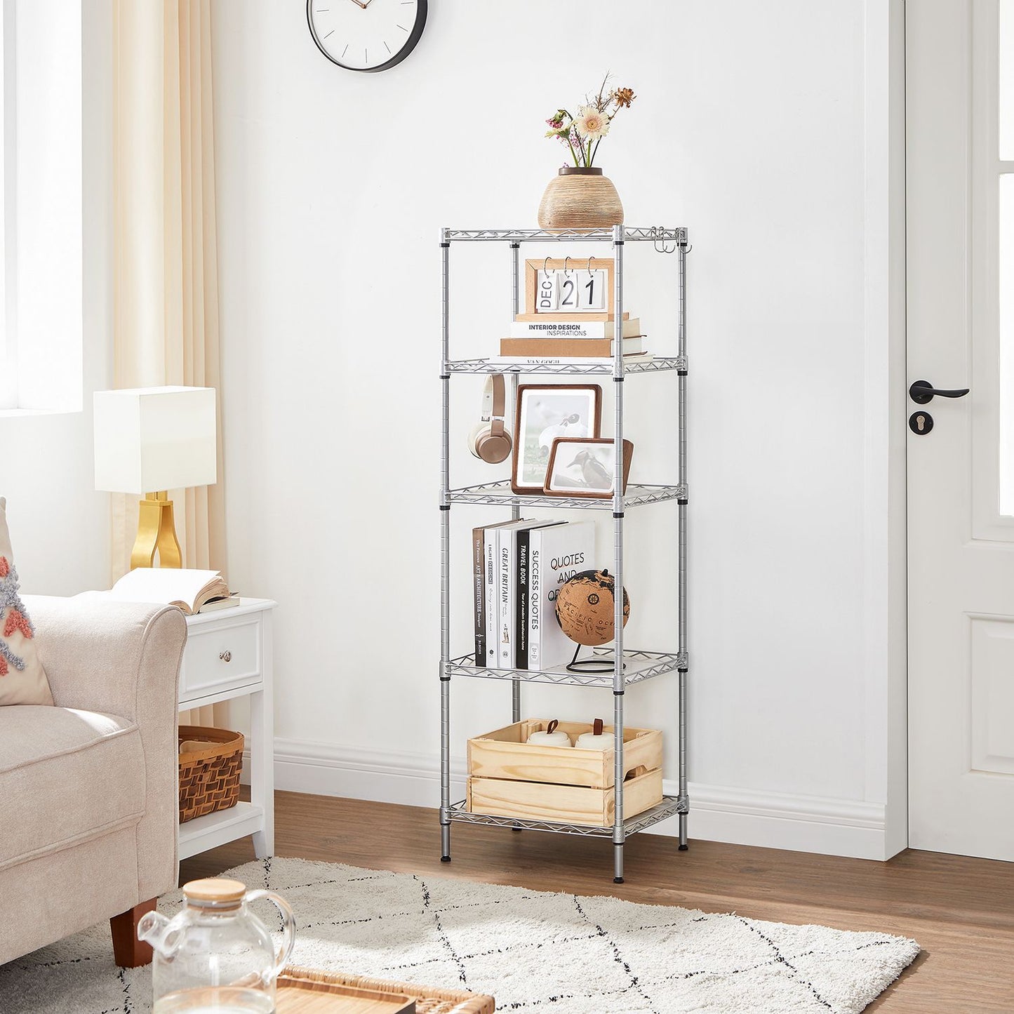 5-Tier Wire Shelving Unit - image 14