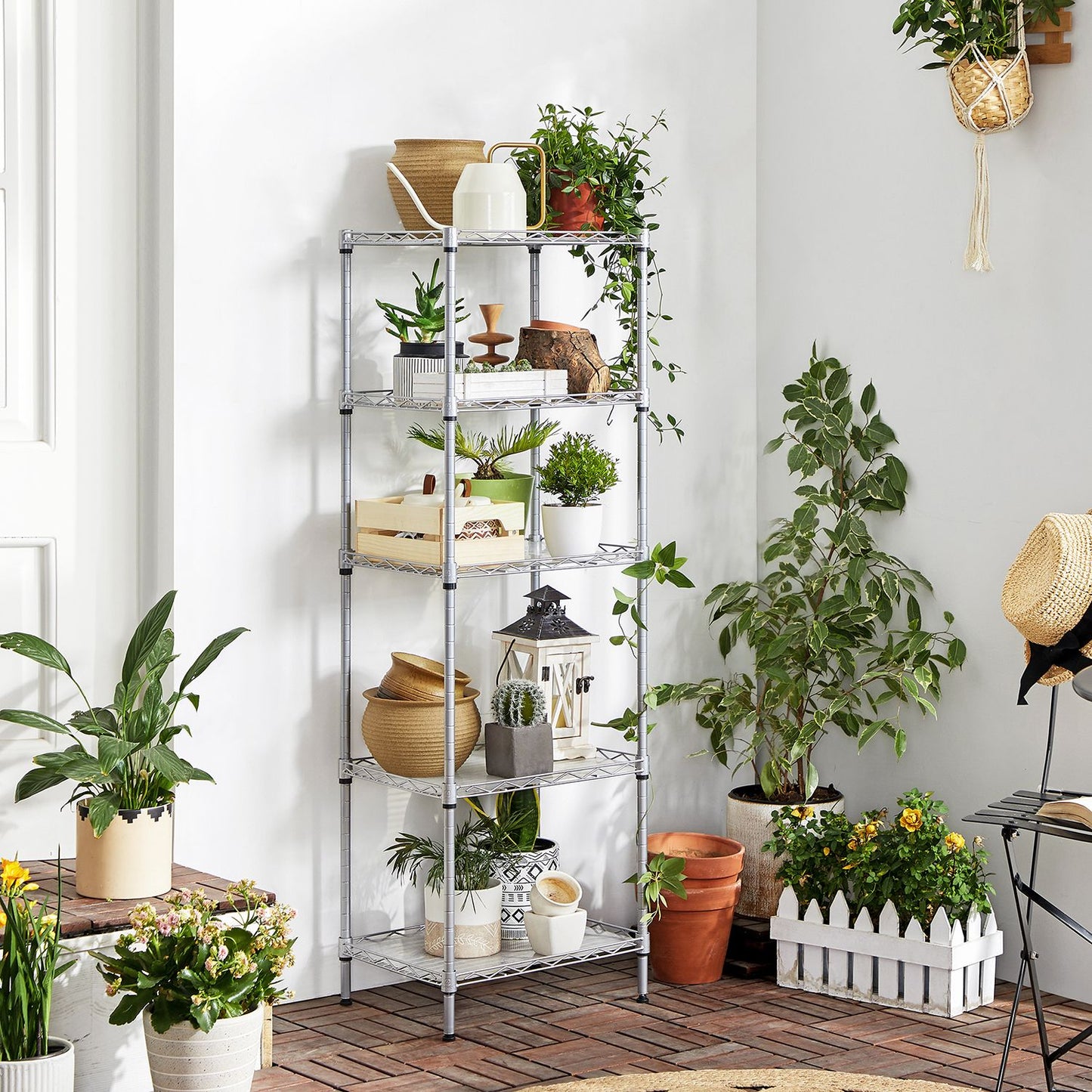 5-Tier Wire Shelving Unit - image 15