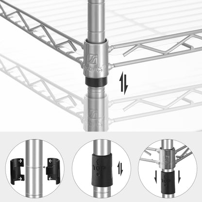5-Tier Wire Shelving Unit - image 16