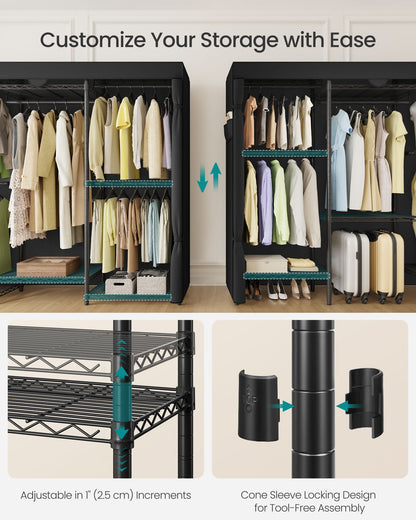 Heavy-Duty Clothes Rack, Garment Rack