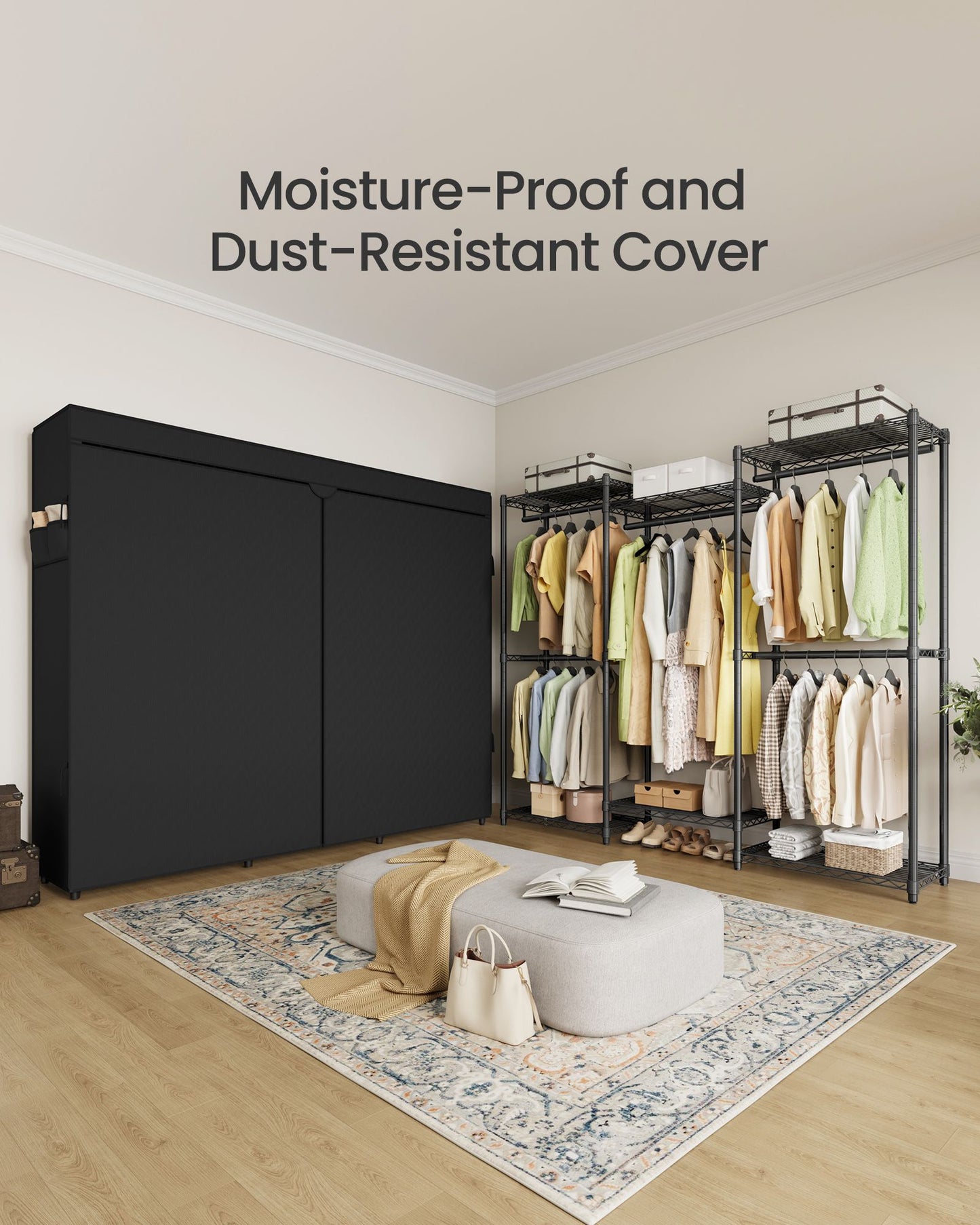 Heavy-Duty Clothes Rack, Garment Rack