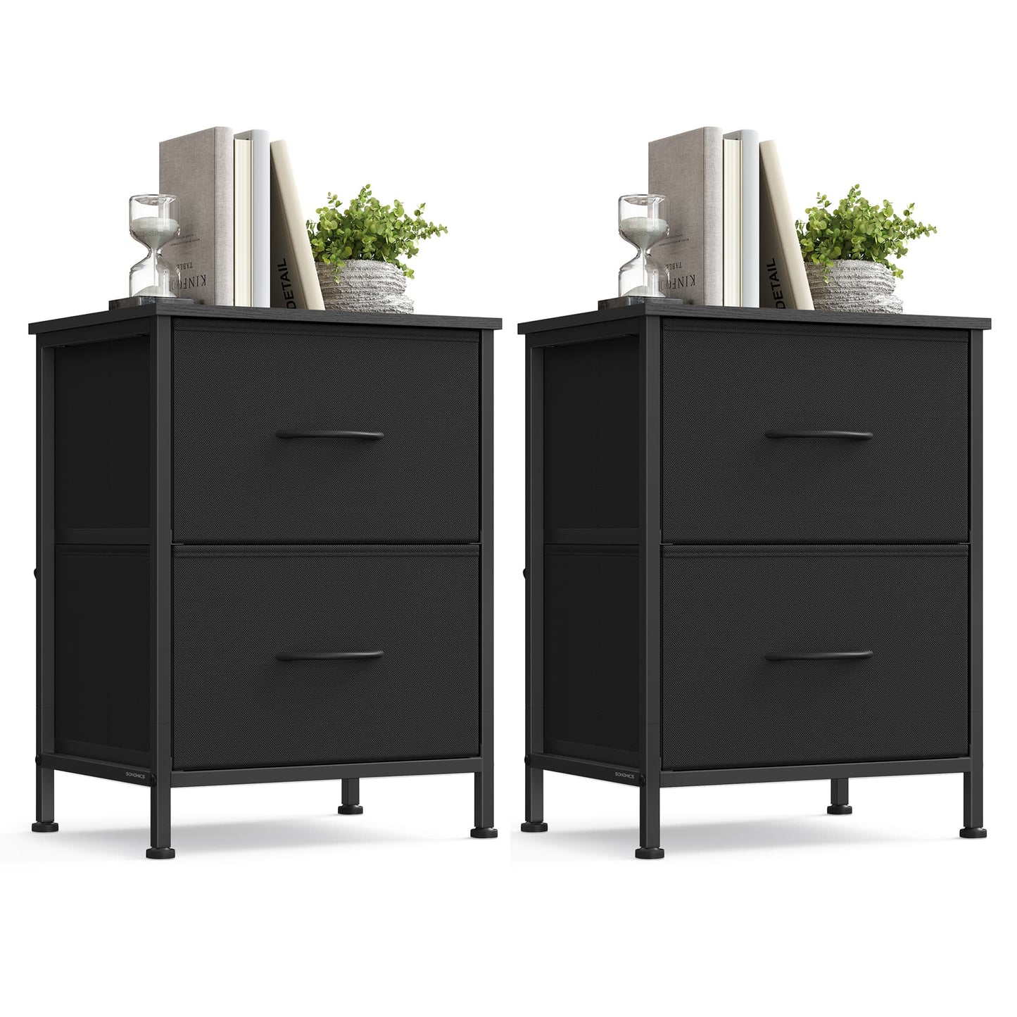 Modern nightstand with drawers for bedroom - image 61
