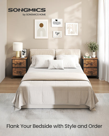 Modern nightstand with drawers for bedroom - image 50