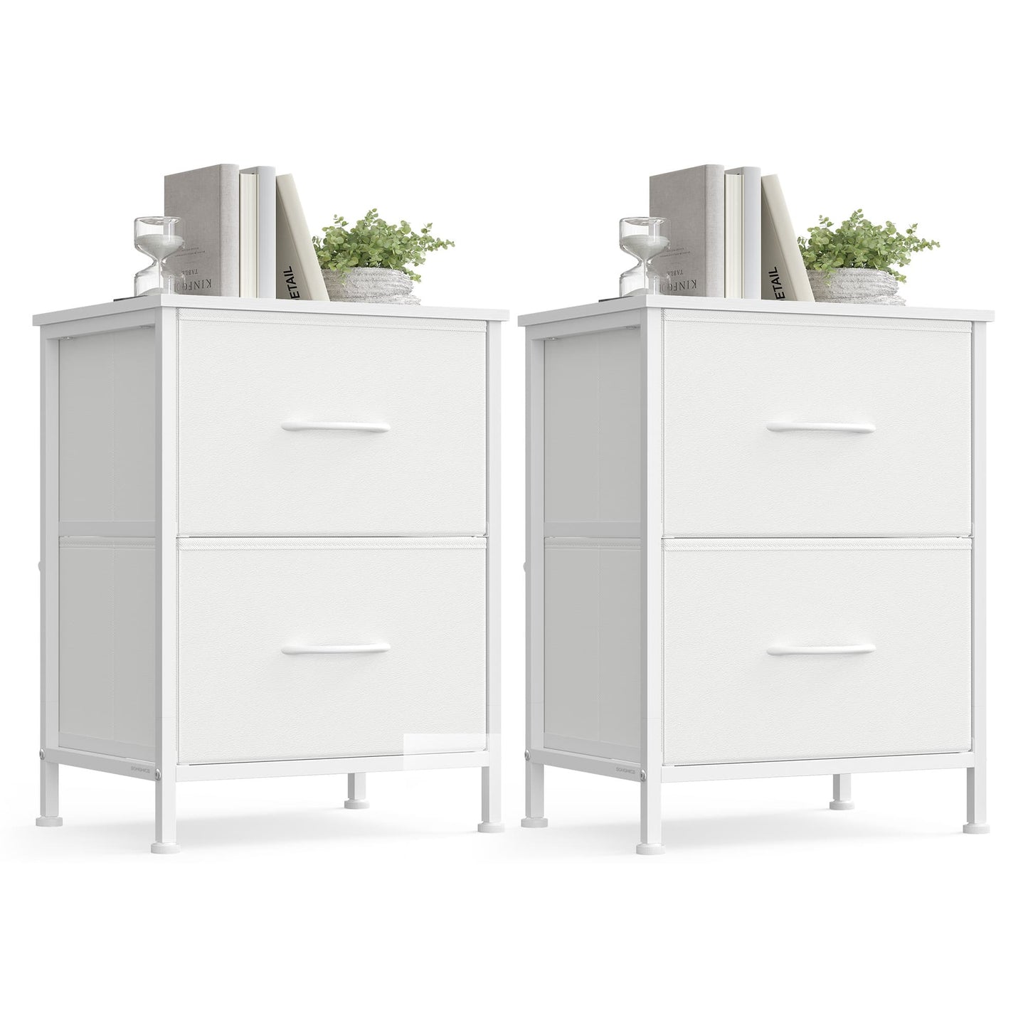 Modern nightstand with drawers for bedroom - image 62