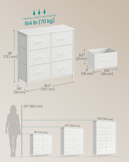 6 drawer chest for versatile fabric storage - image 41